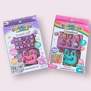 Rainbow Loom BFF Beadmoji & Cutetique Yummy Bead & Charm Bracelet Kits